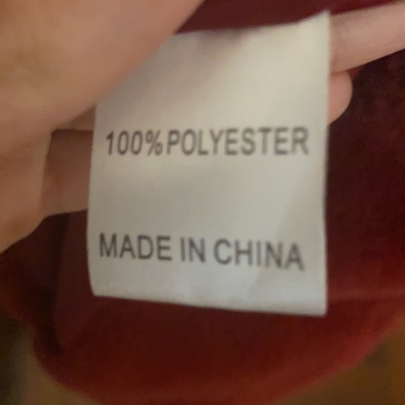 Faux red fur hooded jacket from LF - Picture 4 of 6